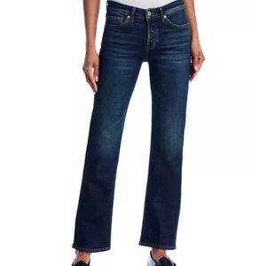 Redone Slim Straight Leg Crop in Barely Worn size 25